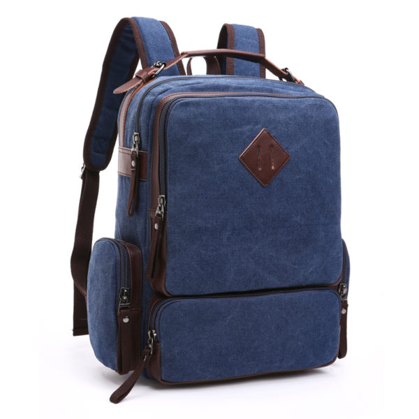 LAMI Vintage Canvas Large Capacity Men travel Backpack - Image 8